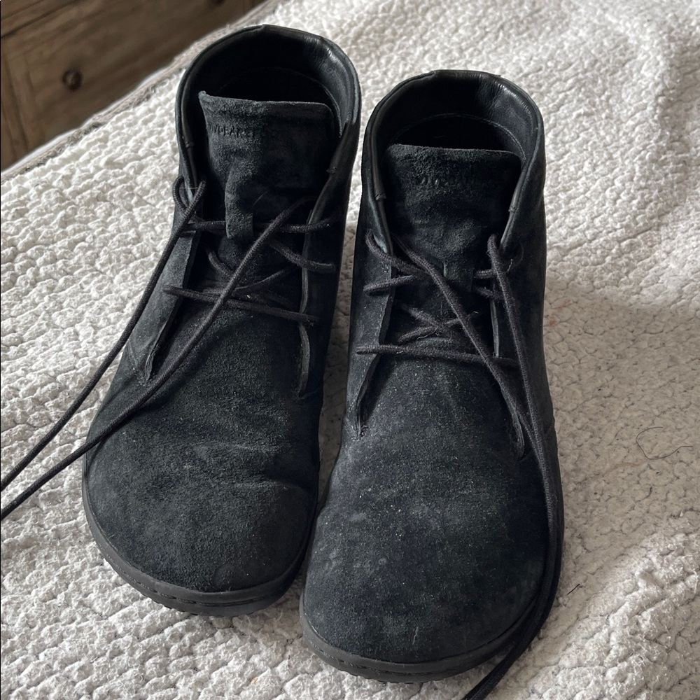 Vivo Barefoot Black Ankle Boots